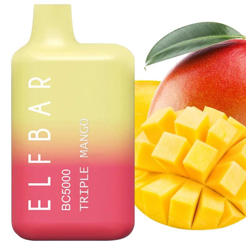 Elf Bar BC5000 Original 5% перезаряджається под. Потрійний Манго (Triple Mango) Elf Bar BC5000 Original 5% перезаряджається под. Потрійний Манго (Triple Mango)