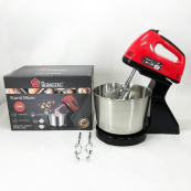 Міксер ручний з чашею Domotec R6637R 2 літри 250 W, Міксер стаціонарний з чашею з нержавіючої сталі. Зображення №6