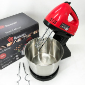 Міксер ручний з чашею Domotec R6637R 2 літри 250 W, Міксер стаціонарний з чашею з нержавіючої сталі. Зображення №7