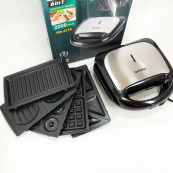 Мультимейкер бутербродница 6 в 1 Rainberg RB-2276 съемные формы с антипригарным покрытием 2200 Вт. Изображение №10