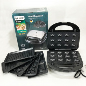 Мультимейкер бутербродница 6 в 1 Rainberg RB-2276 съемные формы с антипригарным покрытием 2200 Вт. Изображение №15