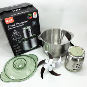 Блендер електричний RAF R.7014 подрібнювач, чоппер 1000 Вт 5 Л з металевою чашею, Потужний блендер. Зображення №2 Блендер електричний RAF R.7014 подрібнювач, чоппер 1000 Вт 5 Л з металевою чашею, Потужний блендер. Зображення №2