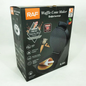 Электрическая вафельница RAF R.565 с антипригарным покрытием и конусом для трубочек. Изображение №7
