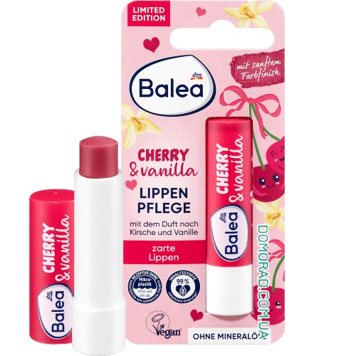 Balea Гігієнічна помада Cherry & Vanilla 1шт Balea Гігієнічна помада Cherry & Vanilla 1шт