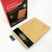 Ваги кухонні MATARIX MX-406 5кг Wood, Кухонні ваги для приготування страв, Ваги для домашньої кухні. Зображення №3