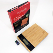 Ваги кухонні MATARIX MX-406 5кг Wood, Кухонні ваги для приготування страв, Ваги для домашньої кухні. Зображення №4
