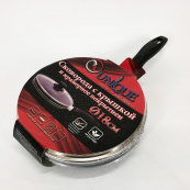 Сковорода UNIQUE UN-5161 18 см з кришкою, зовнішнім та внутрішнім антипригарним мармуровим покриттям. Зображення №2 Сковорода UNIQUE UN-5161 18 см з кришкою, зовнішнім та внутрішнім антипригарним мармуровим покриттям. Зображення №2