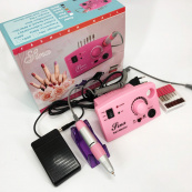 Фрезер DM-211 на 65 Вт. - 45000 об./хв. для манікюру та педикюру з педаллю та додатковими насадками. Зображення №3