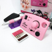 Фрезер DM-211 на 65 Вт. - 45000 об./хв. для манікюру та педикюру з педаллю та додатковими насадками. Зображення №8