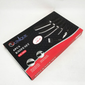 Набір ножів UNIQUE UN-1821 кухонні ножі ножиці та овочечистка. Зображення №3