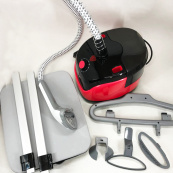 Відпарювач вертикальний для одягу зі стійкою RAF R.3038 1800 W. Колір: червоний. Зображення №7