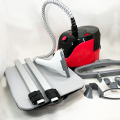 Відпарювач вертикальний для одягу зі стійкою RAF R.3038 1800 W. Колір: червоний. Зображення №10