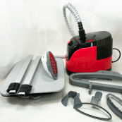 Відпарювач вертикальний для одягу зі стійкою RAF R.3038 1800 W. Колір: червоний. Зображення №11