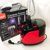 Відпарювач вертикальний для одягу зі стійкою RAF R.3038 1800 W. Колір: червоний. Зображення №14