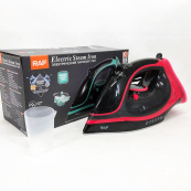 Утюг паровой RAF R.1250 с керамической подошвой и функцией самоочистки 2200 Вт. Цвет: красный. Изображение №9 Утюг паровой RAF R.1250 с керамической подошвой и функцией самоочистки 2200 Вт. Цвет: красный. Изображение №9