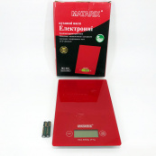 Ваги кухонні MATARIX MX-402 5 кг з дисплеєм, Ваги кухонні для продуктів домашні. Колір: червоний. Зображення №9