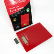 Ваги кухонні MATARIX MX-402 5 кг з дисплеєм, Ваги кухонні для продуктів домашні. Колір: червоний. Зображення №12