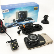 Відеореєстратор автомобільний MHZ DVR CT503 1080P з двома камерами, Реєстратор з камерою на машину. Зображення №2