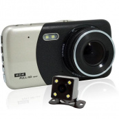 Відеореєстратор автомобільний MHZ DVR CT503 1080P з двома камерами, Реєстратор з камерою на машину. Зображення №5