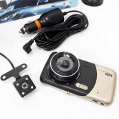 Відеореєстратор автомобільний MHZ DVR CT503 1080P з двома камерами, Реєстратор з камерою на машину. Зображення №14