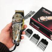 Професійна машинка для стрижки волосся GEMEI GM-1018, Стильна машинка для стрижки, Триммер для бороди. Зображення №16