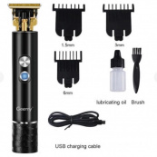 Профессиональная окантовочная машинка GEEMY GM-6605 для стрижки волос, окантовки, бороды и усов. Изображение №3