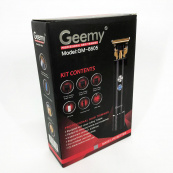 Профессиональная окантовочная машинка GEEMY GM-6605 для стрижки волос, окантовки, бороды и усов. Изображение №5