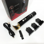 Профессиональная окантовочная машинка GEEMY GM-6605 для стрижки волос, окантовки, бороды и усов. Изображение №7