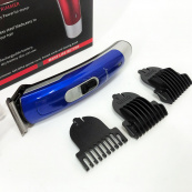 Машинка для стрижки волосся Gemei GM-6046, Акумуляторний універсальний тример для стрижки. Колір: синій. Зображення №5 Машинка для стрижки волосся Gemei GM-6046, Акумуляторний універсальний тример для стрижки. Колір: синій. Зображення №5