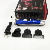 Машинка для стрижки волосся Gemei GM-6046, Акумуляторний універсальний тример для стрижки. Колір: синій. Зображення №12 Машинка для стрижки волосся Gemei GM-6046, Акумуляторний універсальний тример для стрижки. Колір: синій. Зображення №12