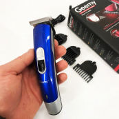 Машинка для стрижки волосся Gemei GM-6046, Акумуляторний універсальний тример для стрижки. Колір: синій. Зображення №13 Машинка для стрижки волосся Gemei GM-6046, Акумуляторний універсальний тример для стрижки. Колір: синій. Зображення №13