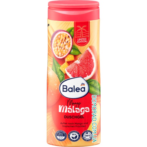 Balea Крем-гель для душу Malaga 300ml Balea Крем-гель для душу Malaga 300ml
