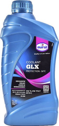 Готовий антифриз GLX G12+ фіолетовий -36 °C 1 л Готовий антифриз GLX G12+ фіолетовий -36 °C 1 л