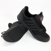 Летние кроссовки из сетки черного цвета 45р 28.5см. Изображение №7