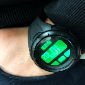 Часы наручные мужские SKMEI 1656BK BLACK, водостойкие тактические часы. Цвет: черный. Изображение №8