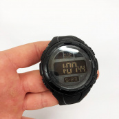 Часы наручные мужские SKMEI 1656BK BLACK, водостойкие тактические часы. Цвет: черный. Изображение №11