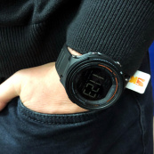 Годинники наручні чоловічі SKMEI 1841BK BLACK, для військовослужбовців, тактичні протиударні. Колір: чорний. Зображення №16 Годинники наручні чоловічі SKMEI 1841BK BLACK, для військовослужбовців, тактичні протиударні. Колір: чорний. Зображення №16