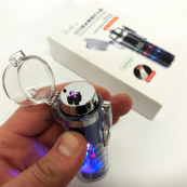 Дугова електроімпульсна запальничка HL-512 водонепроникна, електронна сенсорна ліхтар. Колір: синій. Зображення №4 Дугова електроімпульсна запальничка HL-512 водонепроникна, електронна сенсорна ліхтар. Колір: синій. Зображення №4