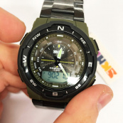 Годинник наручний чоловічий SKMEI 1370AG, армійський годинник протиударний, годинник армійський скмей. Зображення №2