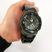 Годинник наручний чоловічий SKMEI 1370AG, армійський годинник протиударний, годинник армійський скмей. Зображення №10