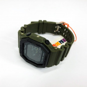 Часы наручные мужские SKMEI 1988AG, армейские часы противоударные, водонепроницаемые мужские часы. Изображение №7