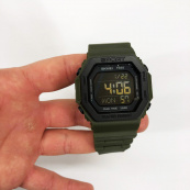 Часы наручные мужские SKMEI 1988AG, армейские часы противоударные, водонепроницаемые мужские часы. Изображение №9