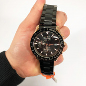 Годинник наручний чоловічий SKMEI 9253RGBK, чоловічий круглий наручний годинник, чоловічий годинник стильний годинник на руку. Зображення №2