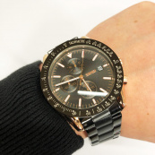 Годинник наручний чоловічий SKMEI 9253RGBK, чоловічий круглий наручний годинник, чоловічий годинник стильний годинник на руку. Зображення №5