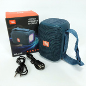 Портативная Bluetooth колонка TG339 5W с RGB подсветкой, Блютуз колонка для улицы. Цвет: синий. Изображение №14 Портативная Bluetooth колонка TG339 5W с RGB подсветкой, Блютуз колонка для улицы. Цвет: синий. Изображение №14