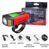 Велофара с компьютером и сигналом AS0808-XPG+2LED(yellow)+2COB(red), выносная кнопка. Изображение №5 Велофара с компьютером и сигналом AS0808-XPG+2LED(yellow)+2COB(red), выносная кнопка. Изображение №5