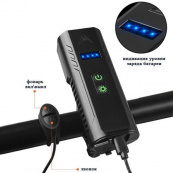 Велофара з сигналом FY-336/2000-4T6 на акумуляторі з функцією повербанку, Велоліхтар з водозахистом із зарядкою. Зображення №6 Велофара з сигналом FY-336/2000-4T6 на акумуляторі з функцією повербанку, Велоліхтар з водозахистом із зарядкою. Зображення №6