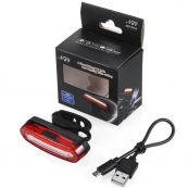 Велосипедний ліхтар задній габаритний AQY-096-COB білий та червоний, вбудований акумулятор. Зображення №2 Велосипедний ліхтар задній габаритний AQY-096-COB білий та червоний, вбудований акумулятор. Зображення №2