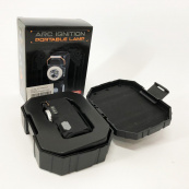 Багатофункціональний армійський ліхтар D50-SMD - індикація заряду, запальничка. Колір: чорний. Зображення №6 Багатофункціональний армійський ліхтар D50-SMD - індикація заряду, запальничка. Колір: чорний. Зображення №6