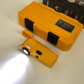 Ліхтарик-запальничка армійська MULTIFUNCTIONAL D51-COB електроімпульсна акумуляторна. Колір: жовтий. Зображення №25 Ліхтарик-запальничка армійська MULTIFUNCTIONAL D51-COB електроімпульсна акумуляторна. Колір: жовтий. Зображення №25